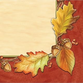 Creative Converting 16 Count Fall Foliage Beverage Napkins