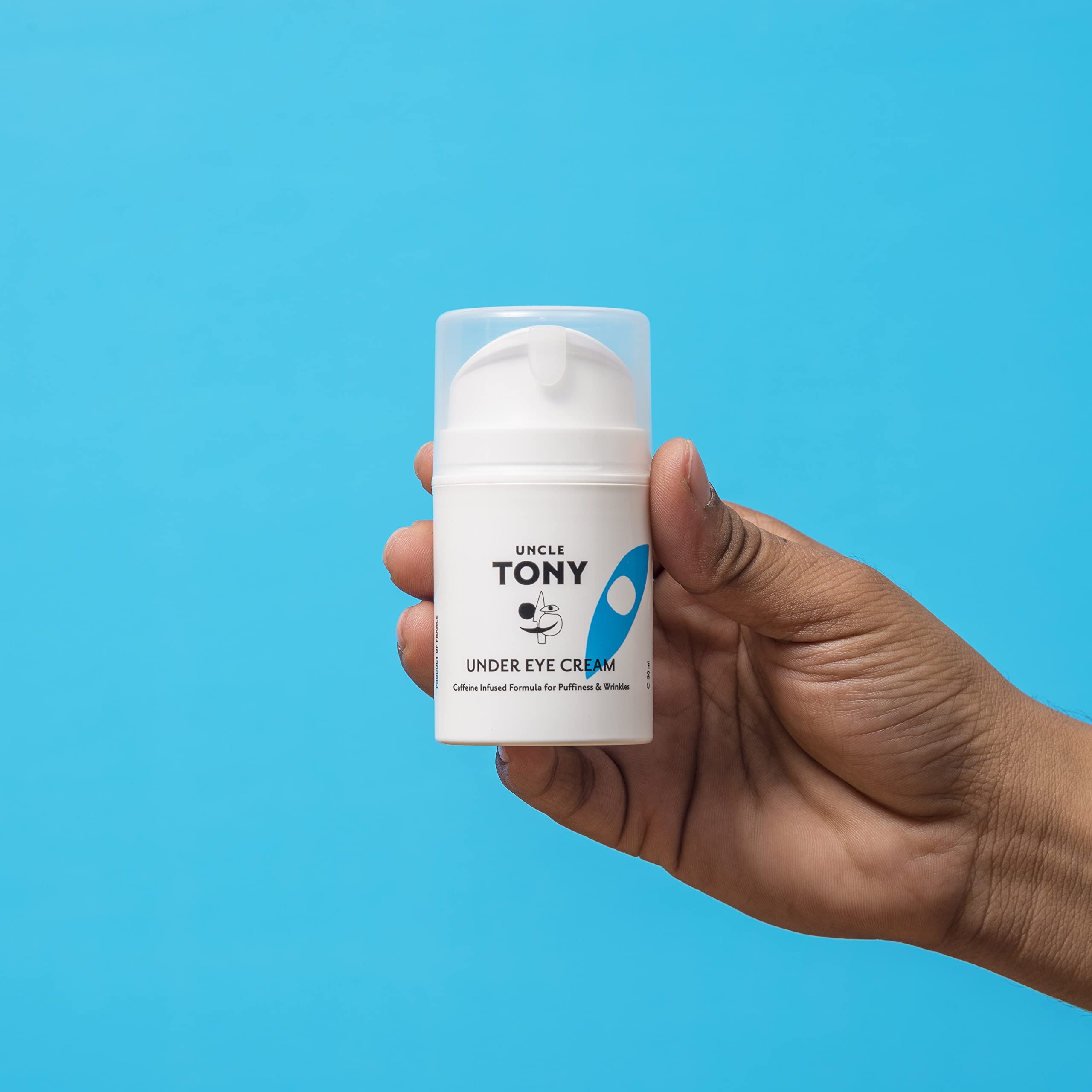 Uncle Tony Under Eye Cream for Men - Caffeine Rich Dark Circle Cream for Nourishing Skin, Wrinkle - Eye Moisturiser | Mens Grooming, 50ml-image-8