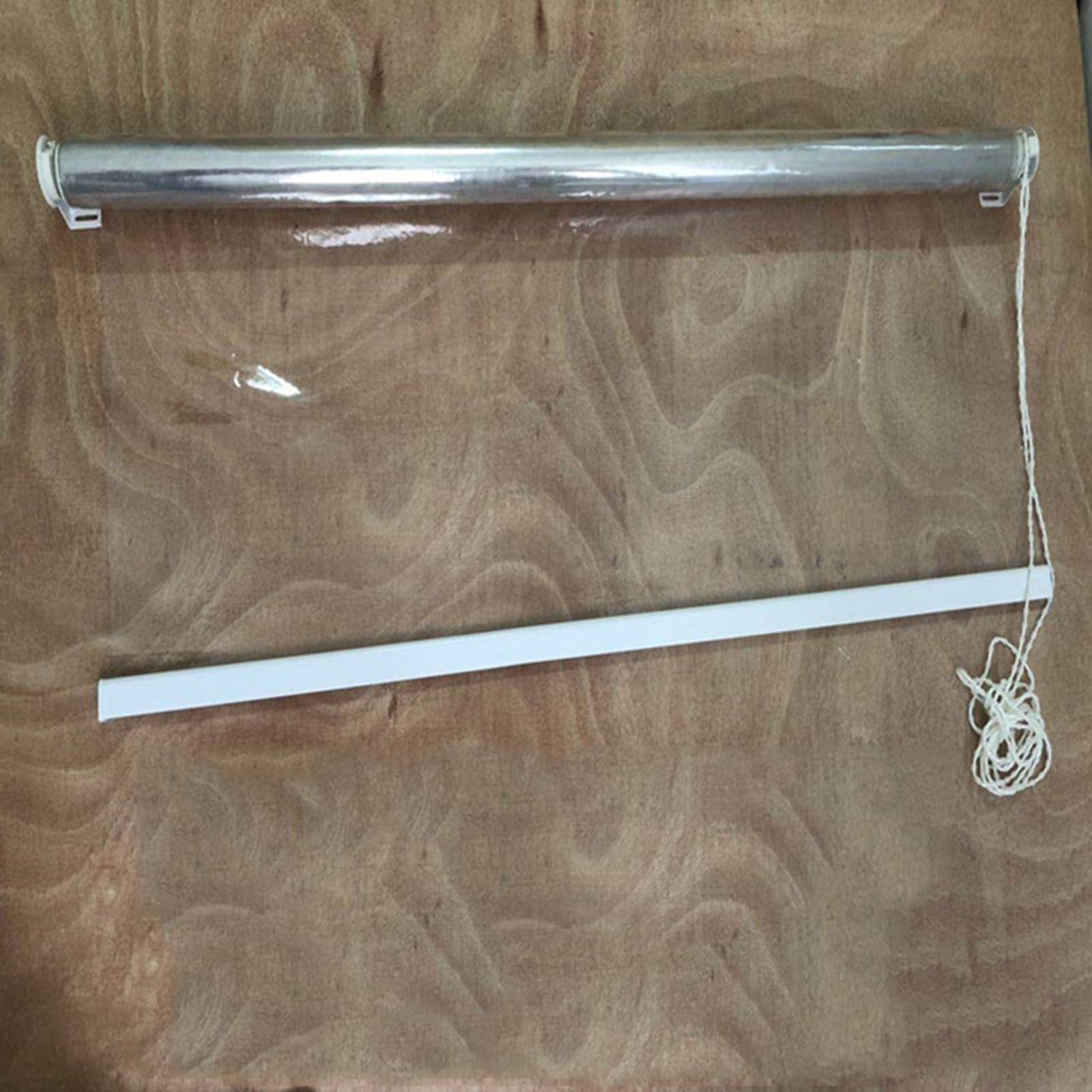 Rolety wodoodporne przezroczyste rolety, 75 cm/95 cm/115 cm/135 cm szerokości balkonu przezroczysta plastikowa zasłona na zewnątrz / ganek/garażu/kuchni (rozmiar: 95 cm x 120 cm)