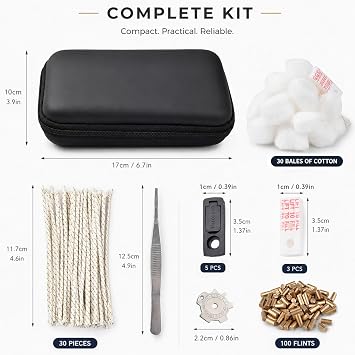 Lighter Repair Kit, Vintage Lighter Repair Kit, 144PCS