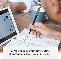 Vista 5 de Bolígrafos roller uniball, punta micro de 0.5 mm, azul, paquete de 12