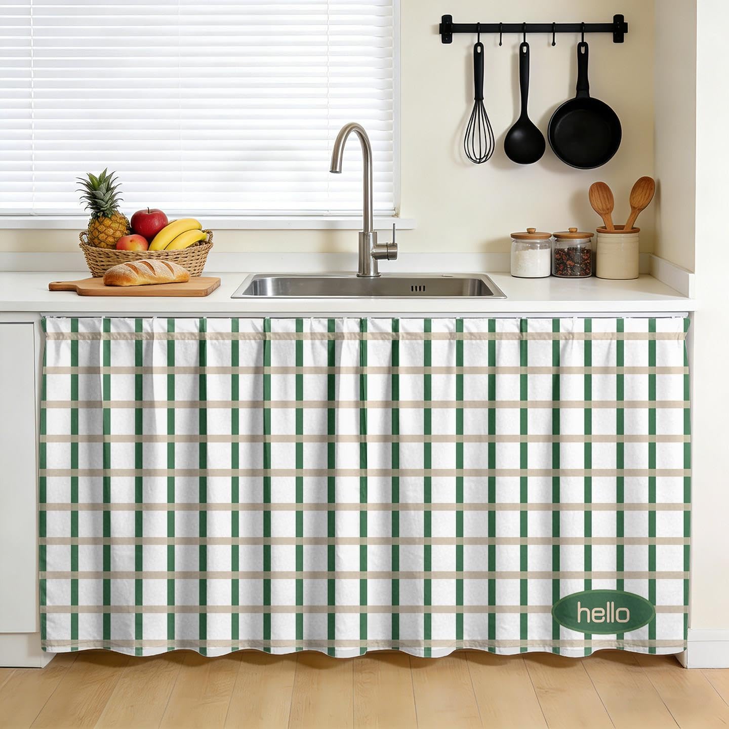 Tenda Cucina Tende Corte Piccole Brise Vento, per Caffetteria, Scarpiera