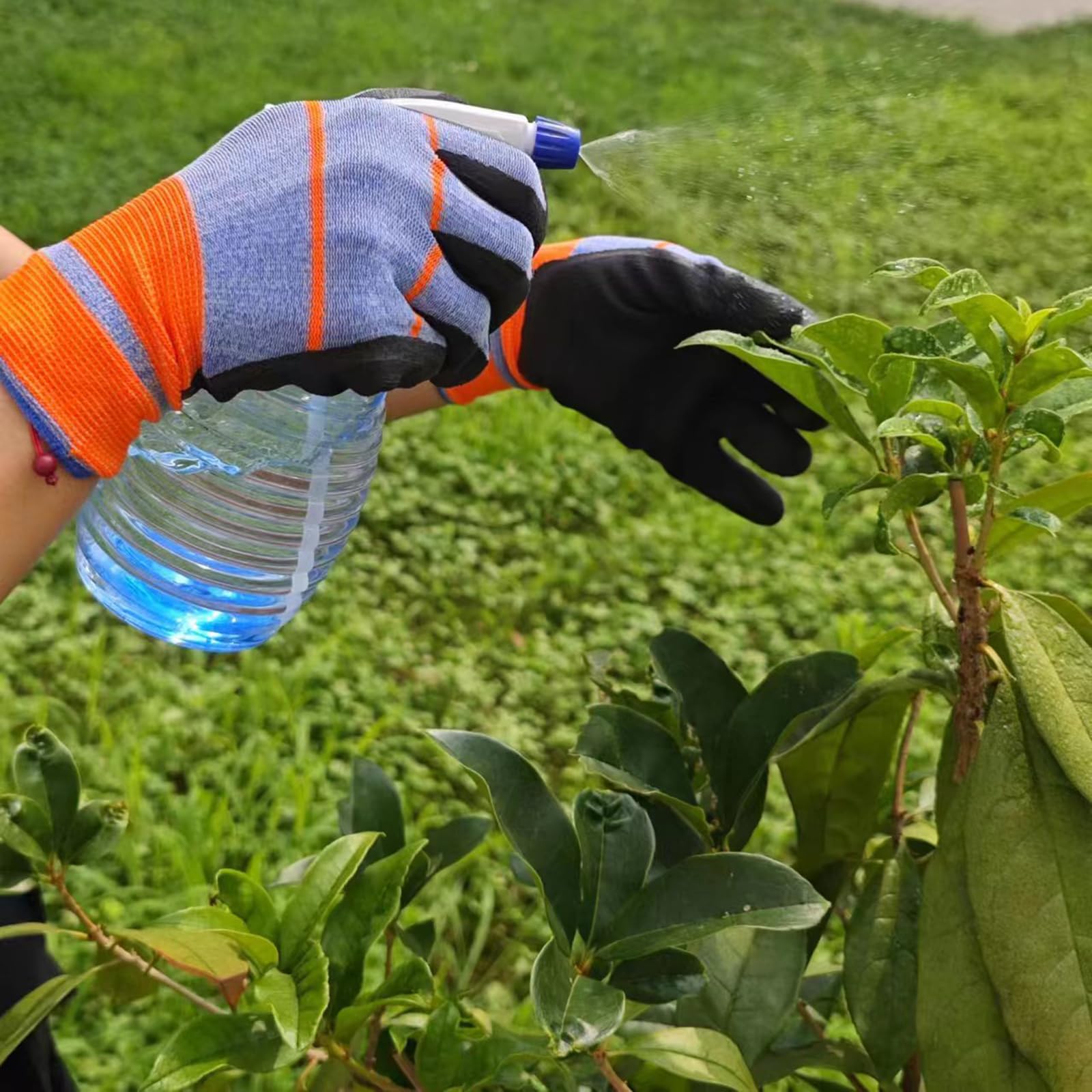 CELCOREER Lot de 6 paires de gants de jardinage pour homme et femme - Gants de travail respirants avec revêtement en latex - Gants de jardin pour terrasse - Gants de protection d'extérieur
