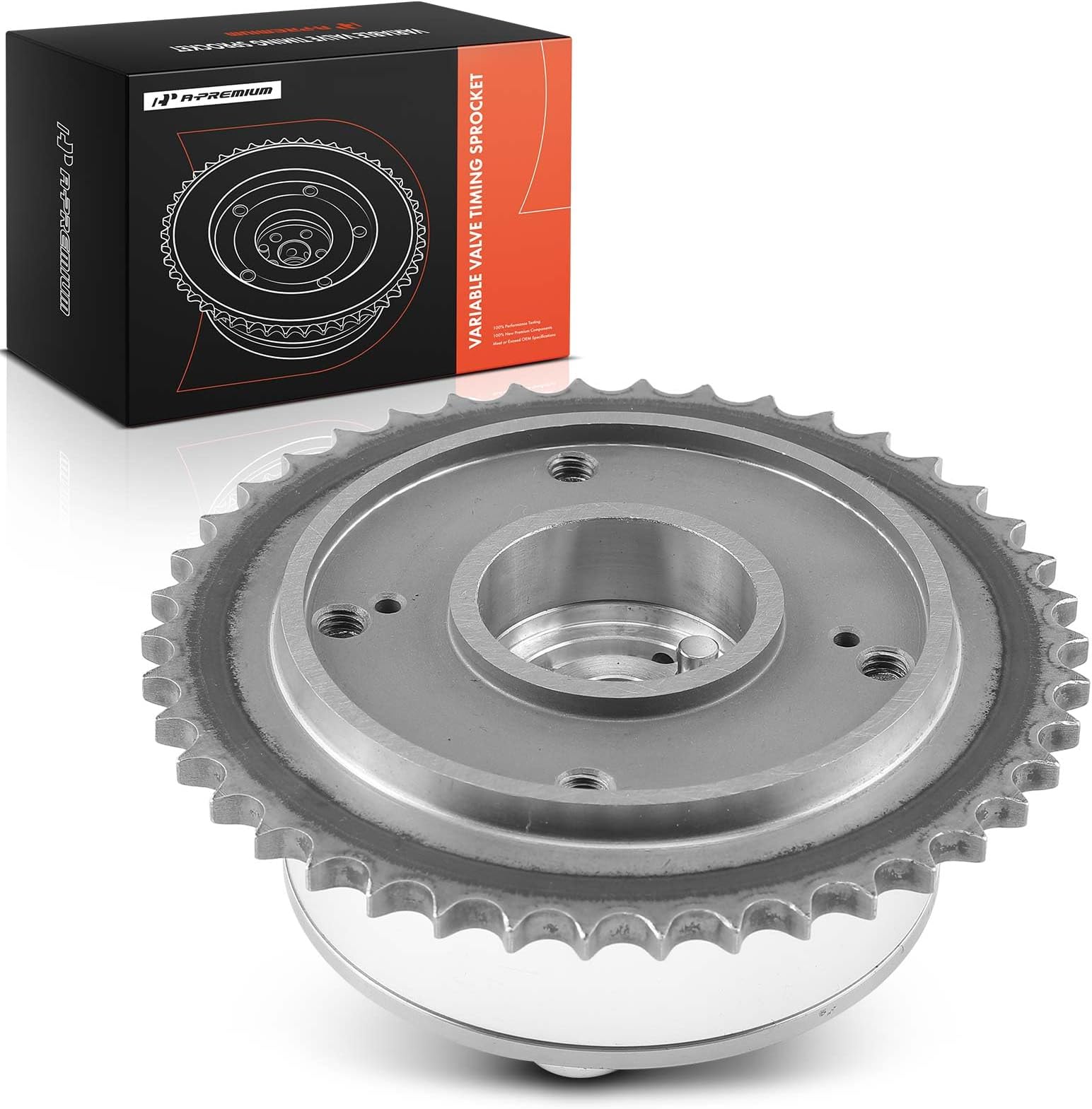 A-Premium Intake Variable Valve Timing (VVT) Sprocket Gear Camshaft Adjuster Compatible with Hyundai Elantra 2014-2016, Elantra Coupe 2014, Elantra GT, Tucson & Kia Soul, Forte, Forte Koup, Forte5
