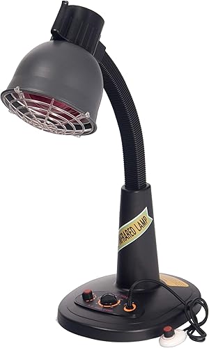 Calor Infrarrojo Lámpara el modelo de mesa (Terapia de Calor & Light Therapy) 110 V. incluyendo la foco + 6 Mo. Garantía, (envío gratuito),