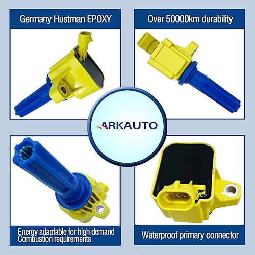 Miniatura 2 de Bobina de encendido de rendimiento 12629472 UF497 Juego de 6 compatibles con Buick Rainier Chevrolet Colorado Trailblazer EXT GMC Canyon Envoy