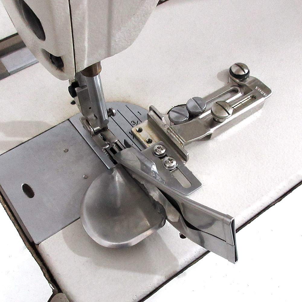 Altalena regolabile in tinta unita, con bordo grezzo singolo per macchina da cucire industriale (finitura del tappo): 25,4 mm - 12,7 mm