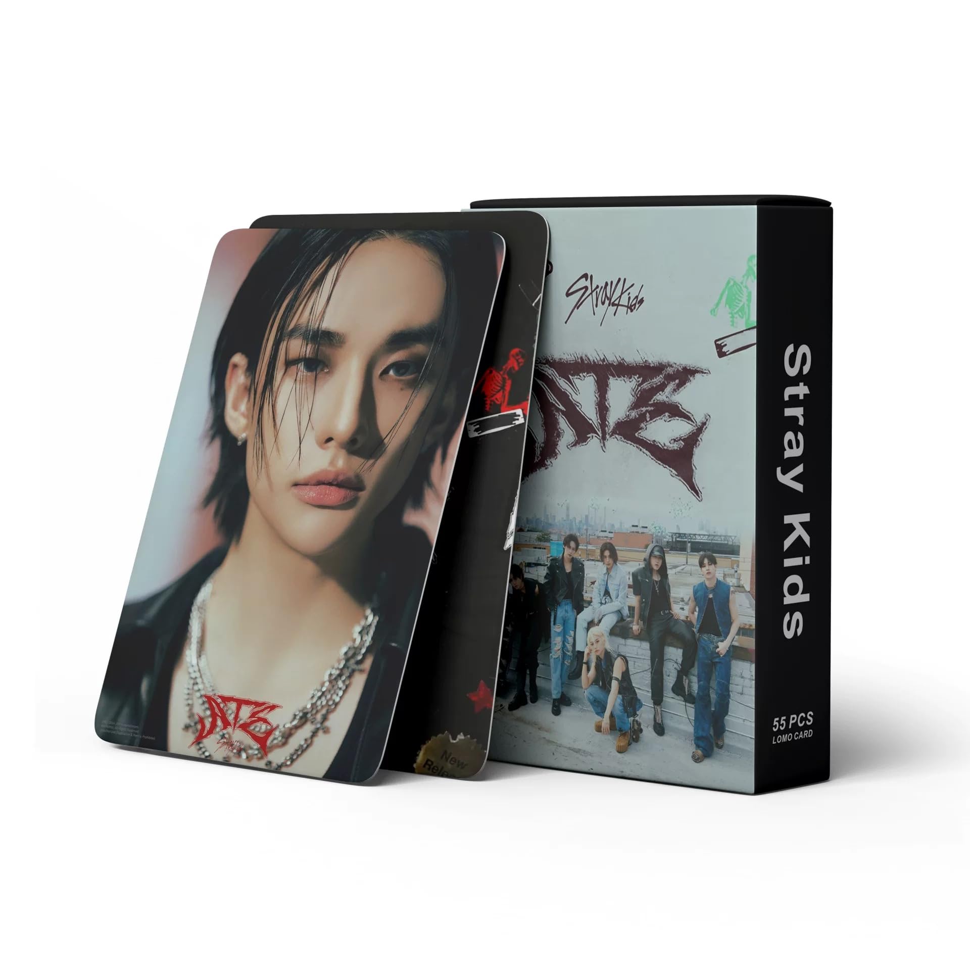 Stray Kids Photocards,StrayKids Cards,Stray Kid Album,Kpop Stray Kids ATE LomoCards,Stray Kids Merch,Stray Kids Mini Picture Cards,Kpop Photocards Greeting Card - Image 4