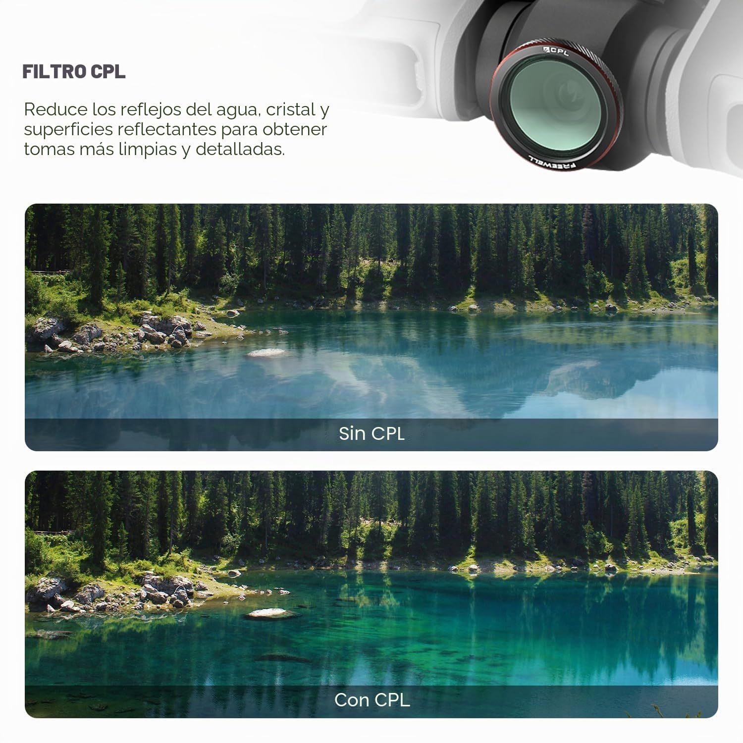 Freewell Paquete de 9 filtros magnéticos para dji Neo 2: Incluye filtros ND8, ND16, ND32, ND/PL, CPL, UV y Black Glow Mist para un Control cinematográfico, reducción de Reflejos y Tomas Vibrantes