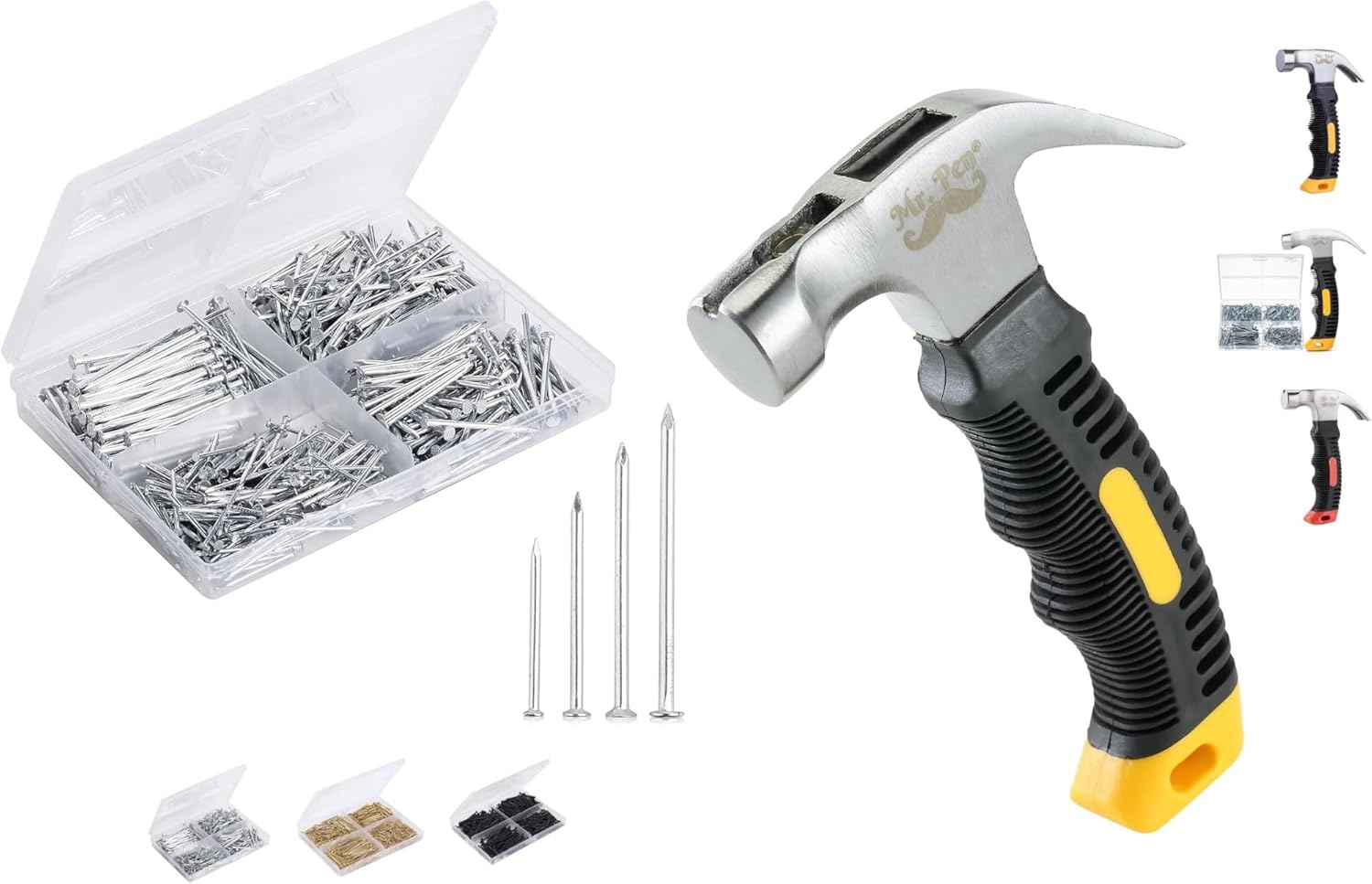 Mr. Pen- Nail Assortment Kit with Hammer