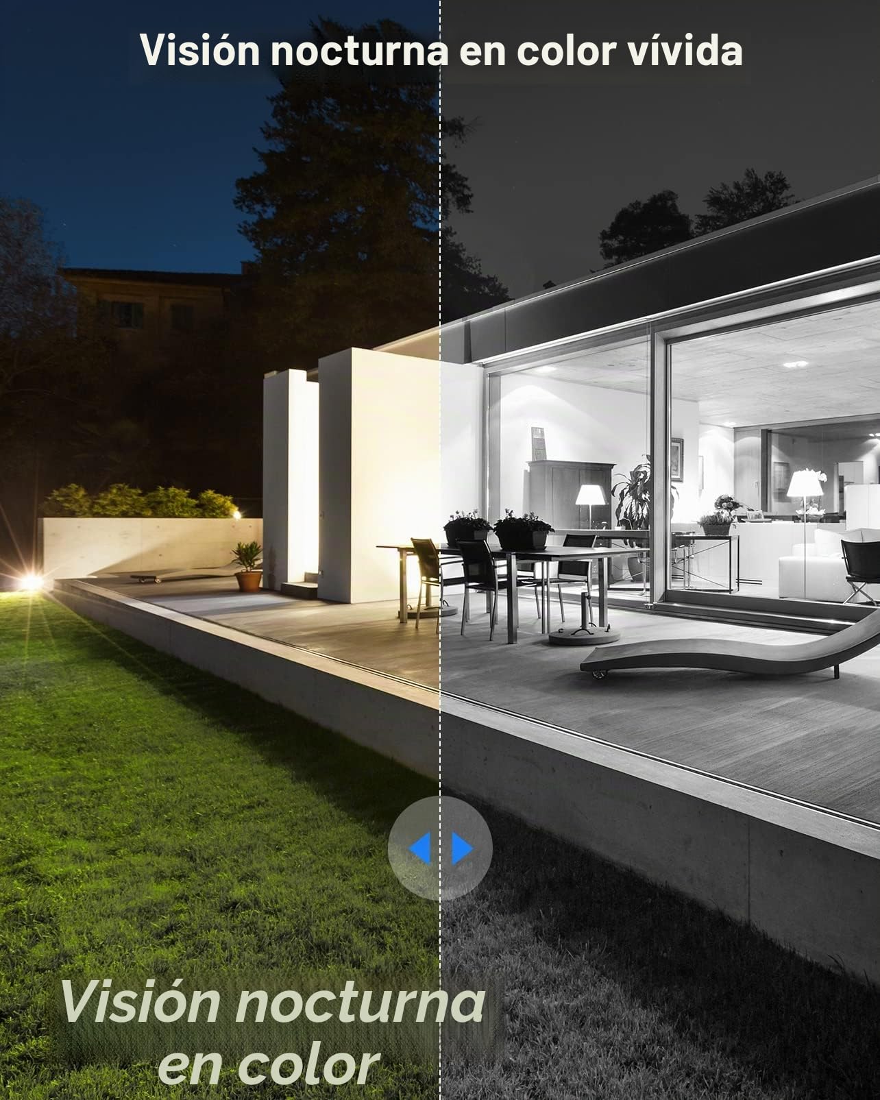 Reolink 5MP PTZ Camara Vigilancia WiFi Exterior con Seguimiento Automático, 2.4/5GHz WiFi Cámara con Detección de Personas/Vehículos, 3X Zoom Óptico, Visión Nocturna, E1 Outdoor (Reacondicionado)
