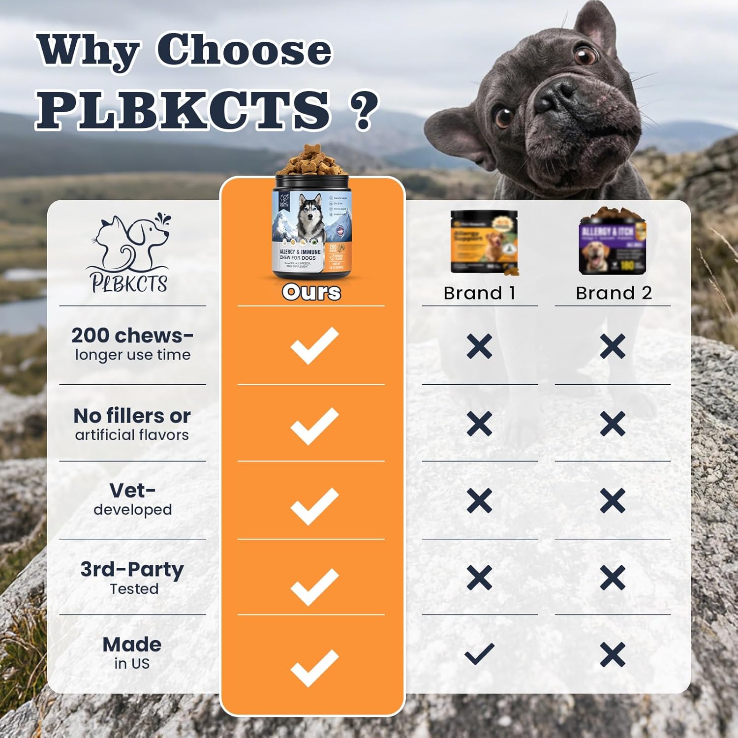Dog Allergy Chews 200 Treats, Allergy & Itch Skin Relief Omega 3 Fish Oil Probiotics for Seasonal All Issues Allergies Skin & Hair, Gut, Immune Support-All Ages & Sizes Dogs Made in USA Chicken Flavor