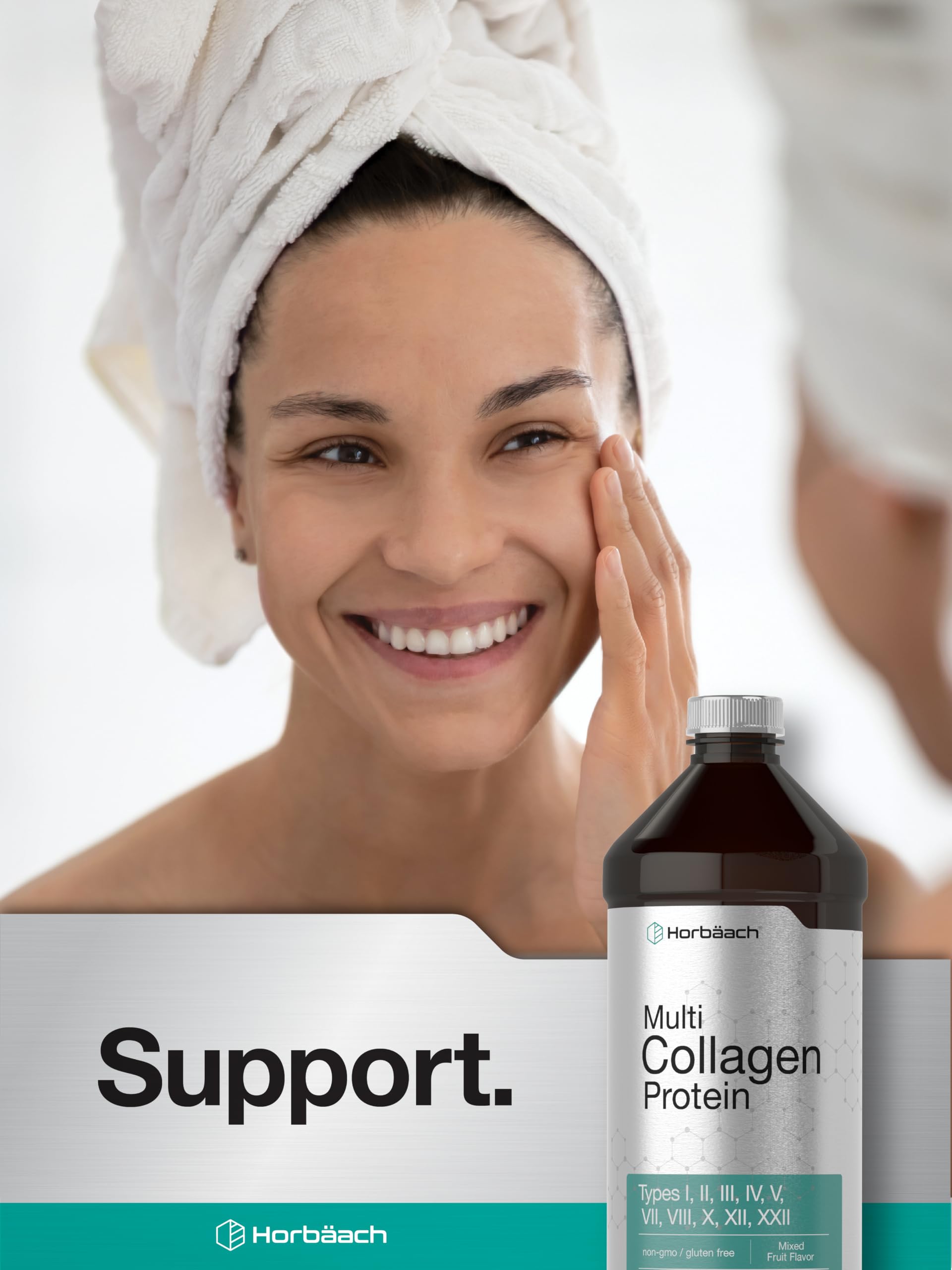 Horbaach Multi Collagen Protein 16 fl oz | Mixed Fruit Flavor — Amazon image 6