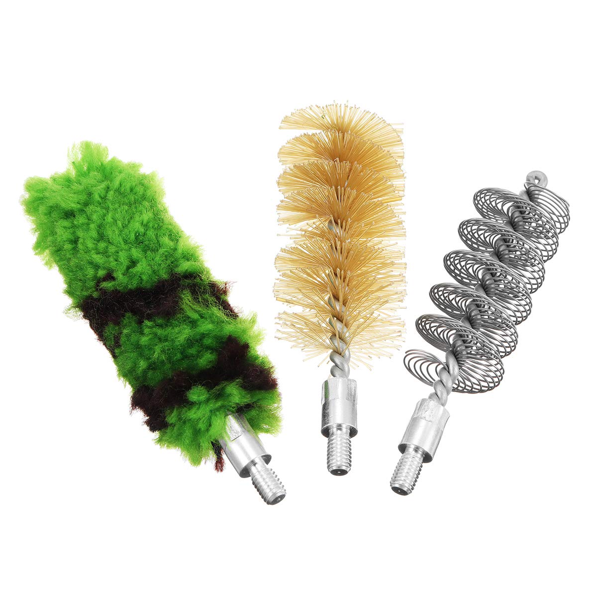 3PCS Gun Cleaning Kit for Gauge Shotgun Barrel Cleaning & Maintenance Kit Tube Cleaning Brush Head Set Clean Brush Tool Parts for Gun Hunting Accessories