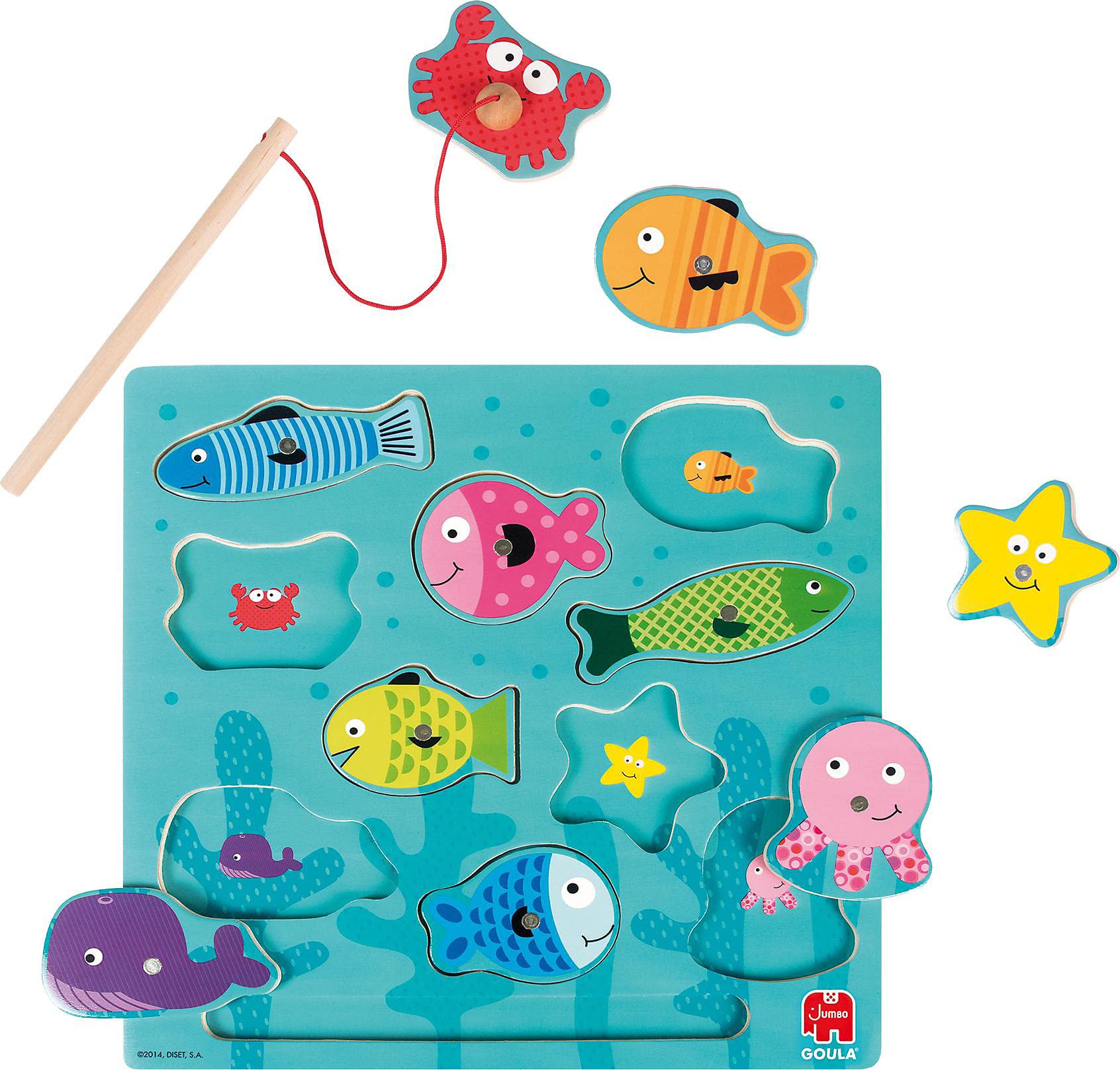 Jumbo Goula D53131 Magnetic Fishing Puzzle