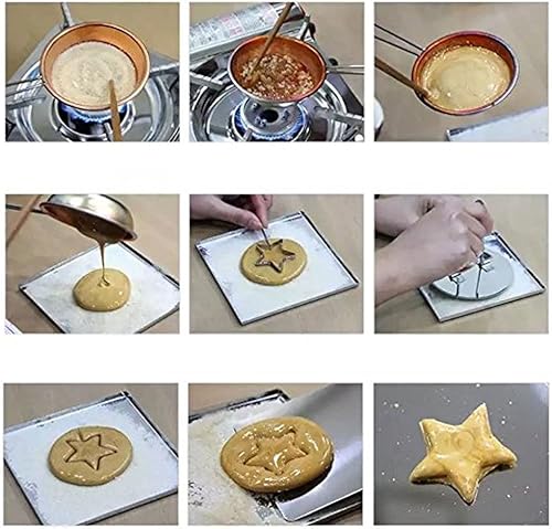 Miniatura 3 de Juego de herramientas para hacer dulces de azúcar coreano DALGONA (9 piezas en 1 juego)