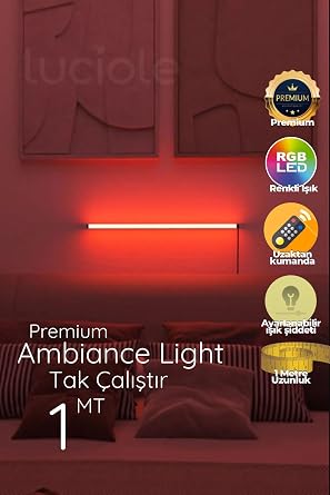 luciole Corner Led Light Applique Night Light Ablue on Bed with Multi-Specific Color Animation