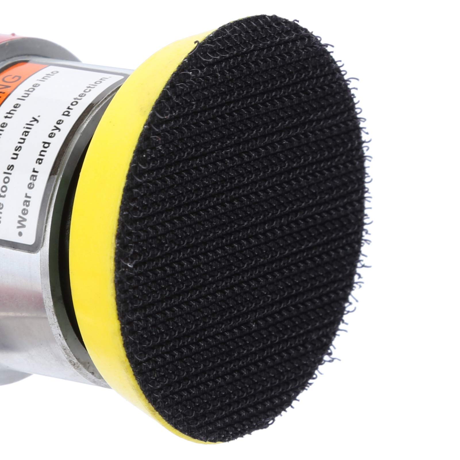 Mini lijadora neumática excéntrica, lijadora de aire con almohadilla de gancho y bucle, herramienta de pulido de 16000 RPM para carrocería de automóvil, carpintería y detalles de metal (2-3 pulgadas