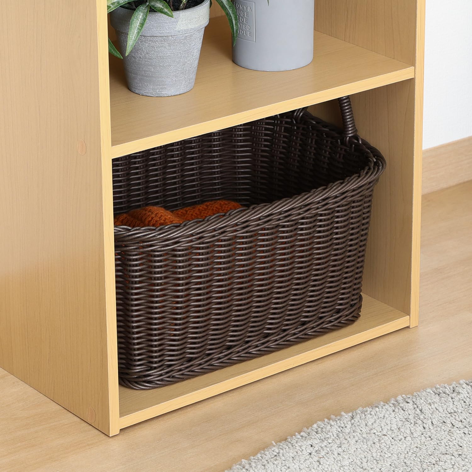 Amazon｜不二貿易 カラーボックス 本棚 収納ボックス 2段 幅41.8×奥行