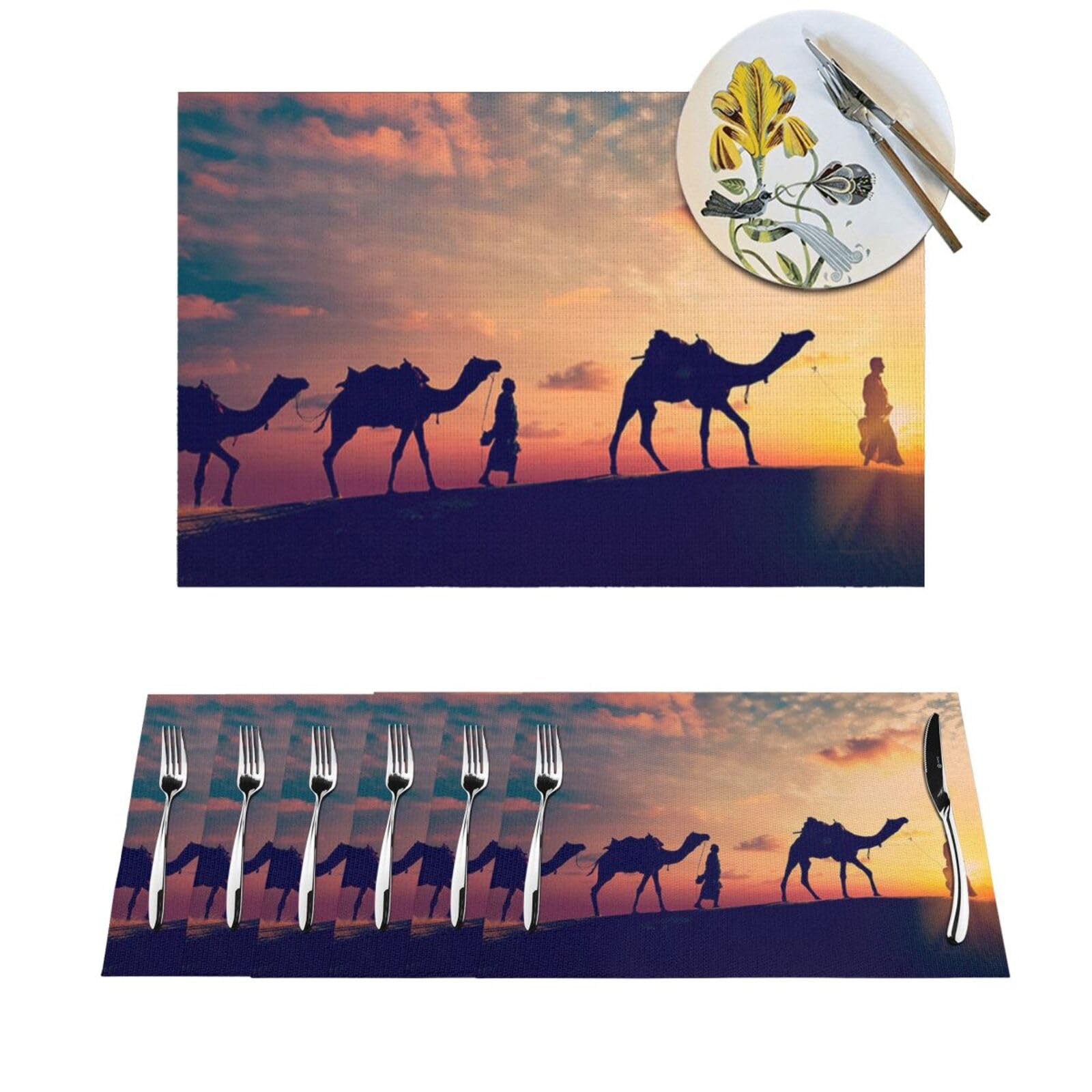 Set de table Rajasthan imperméable et résistant à la chaleur pour salle à manger