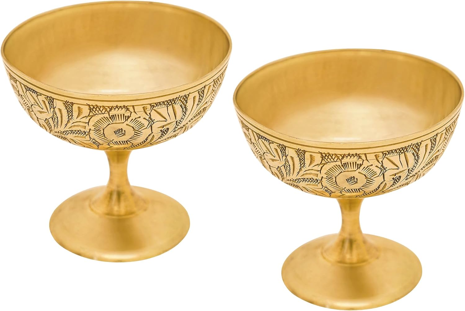 Vintage Chalice Medieval Goblet | Solid Brass Royal Wine Glass Cups | Medieval Drinking Goblet Unique Gift (300 ml)
