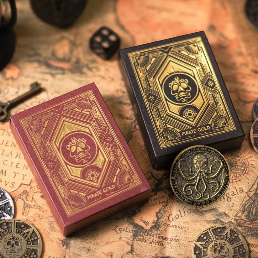Pirate Gold Card Pack with Kraken Coin Bundle