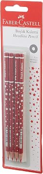 Faber-Castell Başlık Kalemi Yıldız Kırmızı