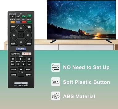 RMT-VB201D RMT-VB201U Remote Control Replaced fit fit Sony BD Blu-Ray