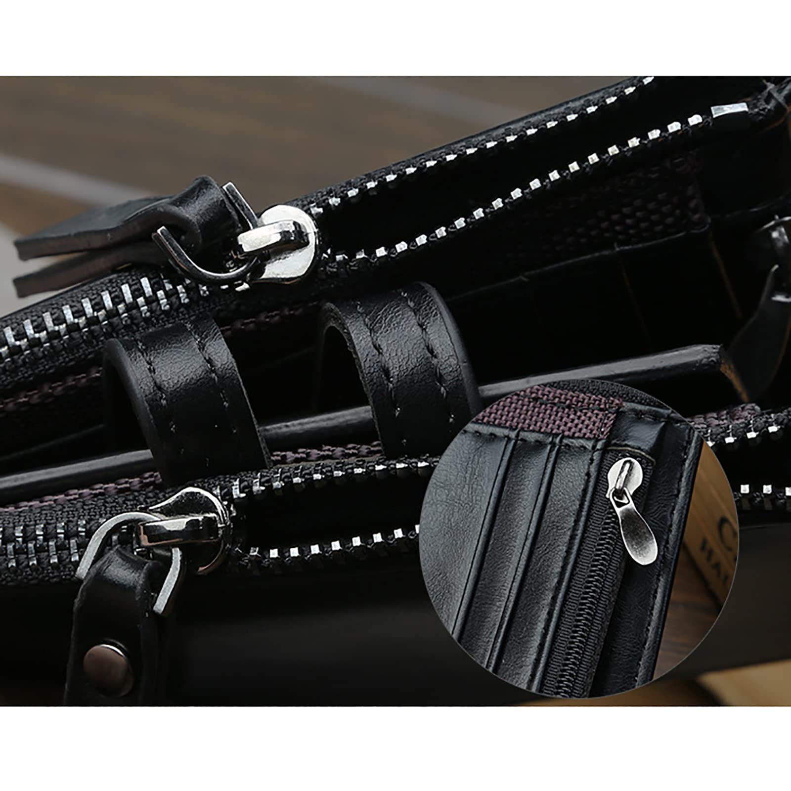 Portafogli da uomo funzionali,Portafogli(Black)