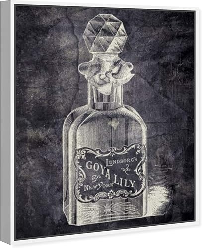 Miniatura 2 de Lienzo enmarcado para pared de bebidas y bebidas espirituosas, botella de veneno, licor para decoración del hogar, 30 x 36 pulgadas