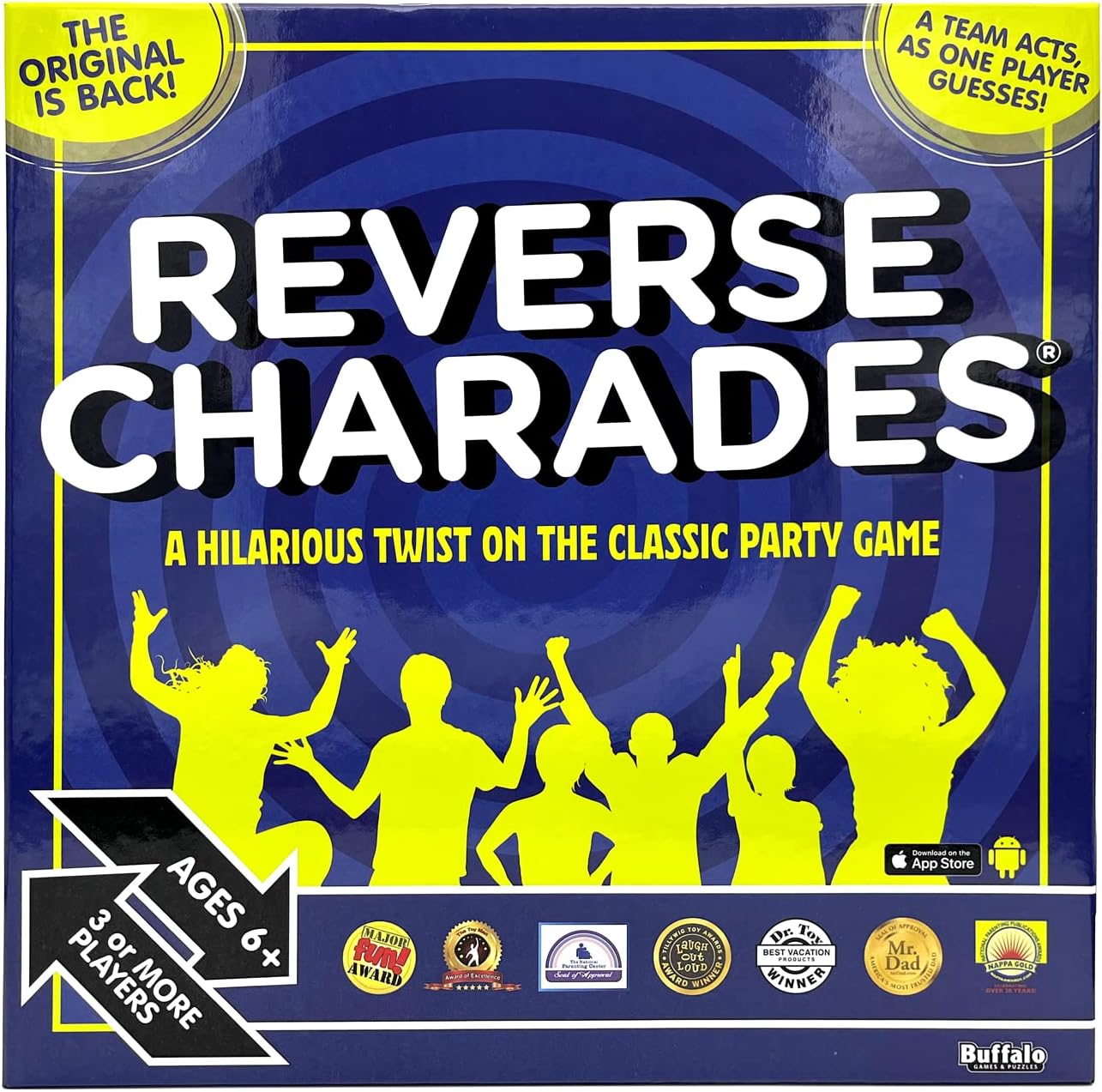 Buffalo Games - Reverse Charades - A Hilarious Twist On The Classic Party & Family Game!
