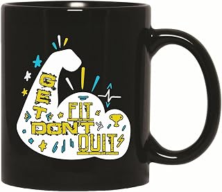 Gift For Gym Goers Do Not Quit Humor Fitness Workout Fit Funny 11oz 15oz Black Coffee Mug