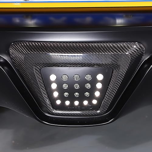 Miniatura 6 de Marco de luz de freno trasera de fibra de carbono real, para Toyota Supra GR A90 A91 MK5 2018 2019 2020 2021 2022 2023 2024 marco de lámpara de