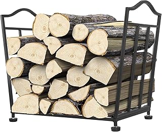 Firewood Rack, Foldable Firewood Holder, Firewood Storage Rack for Indoor Outdoor Log Organization and Storage