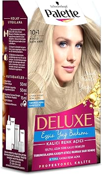Deluxe 10-1 Ash Light Yellow Hair Dye