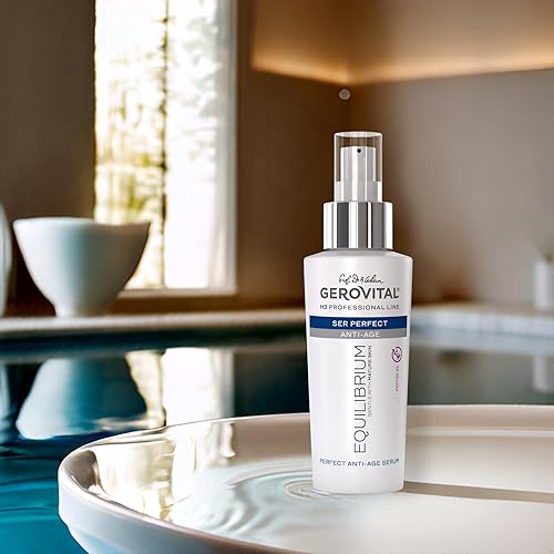 Miniatura 4 de Gerovital EQUILIBRIUM Perfect Anti-Aging Serum with Peptide 5%  Tratamiento Intensivo para Piel Madura, Seca y Arrugada  Producto Profesional, 3.4