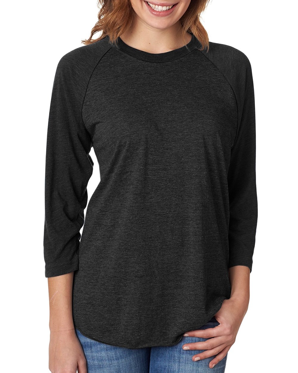 Next Level Tri-Blend 3/4-Sleeve Raglan Tee Shirt