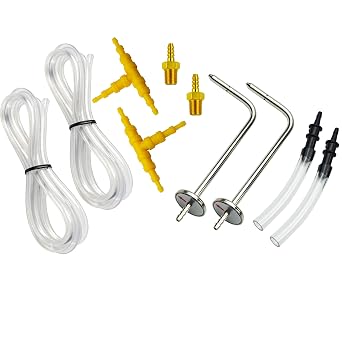 ZIBOO JL3MN2 Manometer Probe Kit, Compatible with Klein Tools ET180 Digital Manometer Compatible with Fieldpiece JL3KM2, SDMN5,SDMN6,ADMN2,HVAC Pitot Static Tube Fit ZIBOO JL3MN2