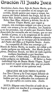 St. Jude Store Oracion Al Justo Juez A - Laminated holy card - Pack of 25