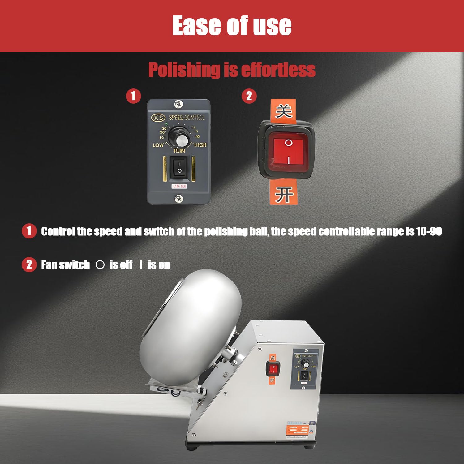 Máquina automática Comercial del recubridor del Caramelo, máquina eléctrica Ajustable del Recubrimiento y Pulido del azúcar, 2-5kg/H para el Chocolate y la confitería