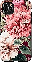 Vista 11 de Funda para iPhone XR con diseño floral rosa y hermosas flores