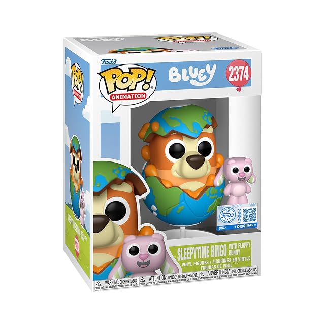Funko Pop! & Buddy: Bluey - Bingo with Floppy - Figura de Vinilo Coleccionable - Mercancía Oficial