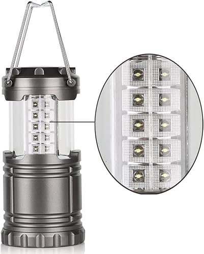 Miniatura 4 de Linterna LED ultra brillante  Linterna LED de camping, portátil brillante 30 linternas LED de luz de camping para senderismo, apagones y emergencias
