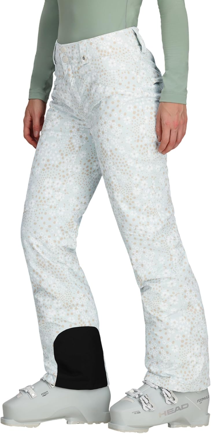 Obermeyer Womens Malta Print Ski Pants, Thermore Insulated and Waterproof for Skiing & Snowboarding
