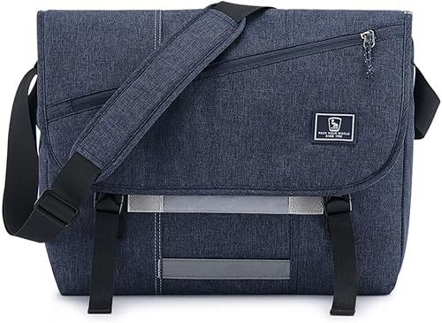 Miniatura 8 de OIWAS Bolsa de Mensajero para Mujeres, Bolso Bandolera para Laptop de 17 Pulgadas, Hombres, Bolsa de Hombro Casual, Satchel, Bolsa de Viaje para la