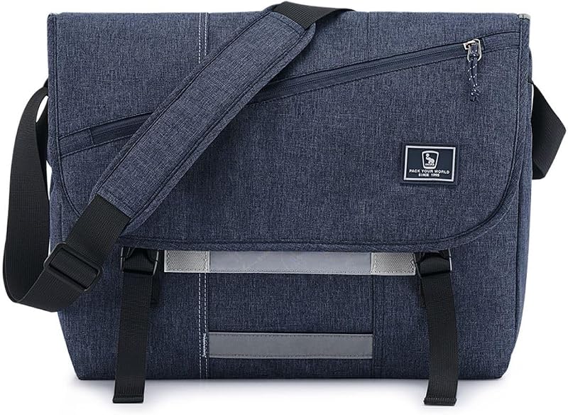 Messenger Bag for Men, 15.6 Inch Laptop Crossbody Bags Women Casual Satchel Shoulder Bag College Travel Office Briefcase
