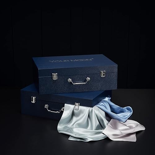 Miniatura 7 de YOUR MOON Funda de edredón de seda de morera de 25 momme tamaño King, juego de 3 piezas de funda de edredón de seda de morera de lujo de alta