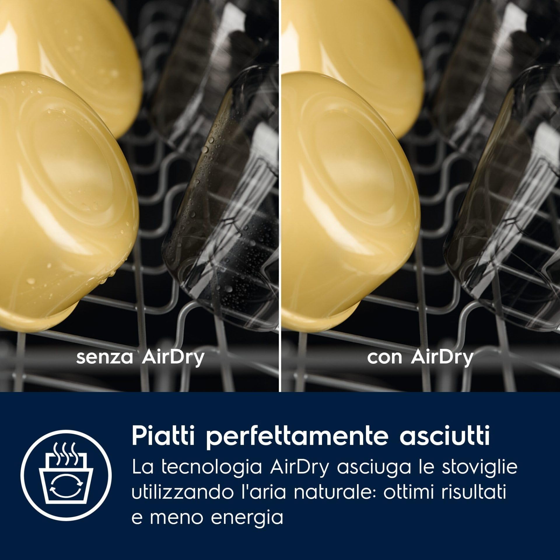 Electrolux EES47400L Lavastoviglie Integrabile, 60 cm, 13 Posate, Asciugatura AirDry, Satellite Clean, 8 programmi, 3 Temperature, 44 dB(A), Connessione Wi-Fi, Serie 600, Classe C