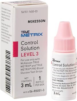 McKesson True METRIX Control Solution Level 3, 3 mL, 1 ct