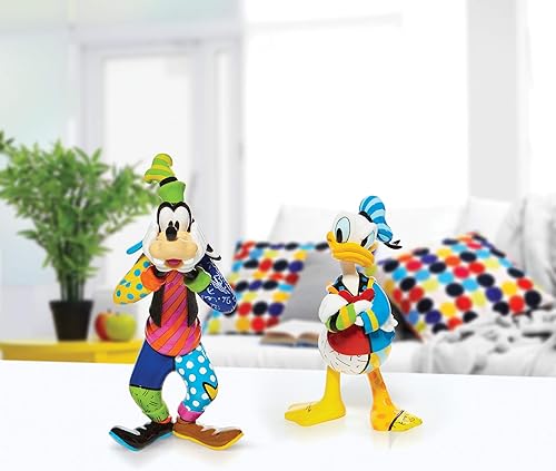 Miniatura 2 de Enesco Disney by Romero Britto Goofy - Figura de 10.4 pulgadas, multicolor